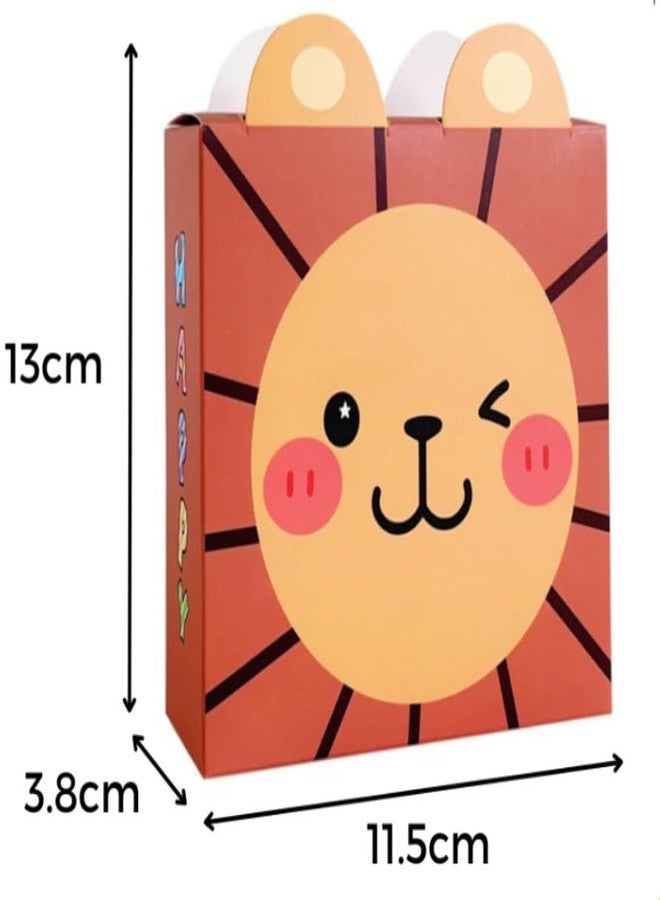VRB Dec مجموعة علب هدايا VRB Dec مكونة من 20 قطعة للتغليف/علب هدايا للتقديم، علب هدايا فارغة، علب هدايا للتقديم، هدايا للإرجاع، شوكولاتة، فواكه مجففة، هدايا زفاف ومناسبات دينية. (تشكيلة علب بنقوش حيوانية) - Image 2